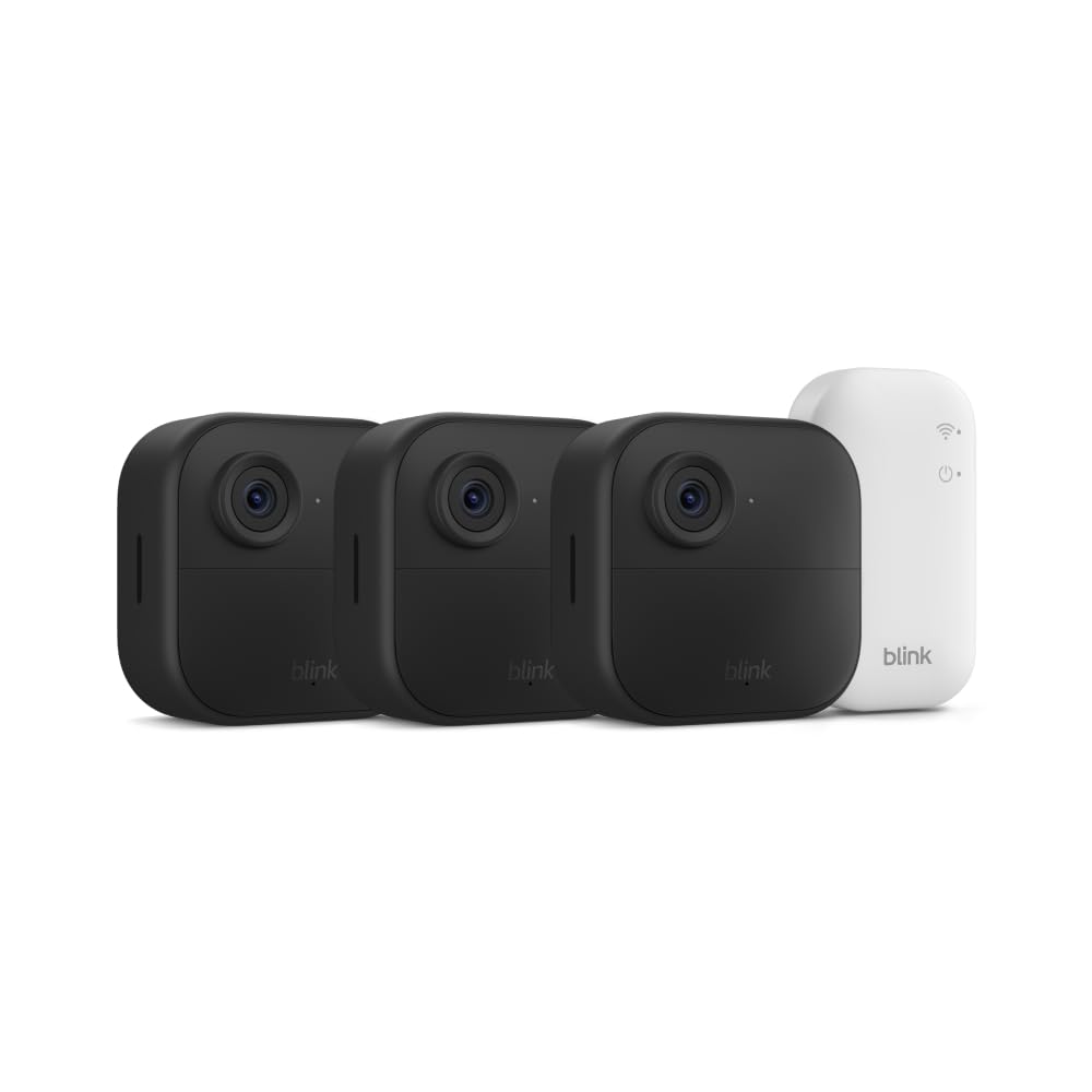 Blink Outdoor 4 -3 Camera System + Sync Module + Installation